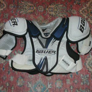 Bauer SP 8000 Lightspeed Ice Hockey Shoulder Pads Spinal Arch Protection adult L